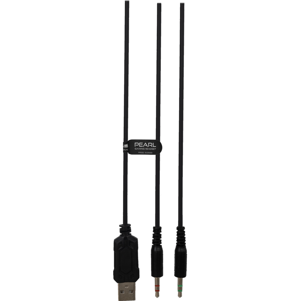 Przewodowe sluchawki Baracuda PEARL USB jack